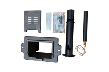 Brenntopf / Brennschale KIT  aus Gusseisen passt zu Extraflame Pelletofen